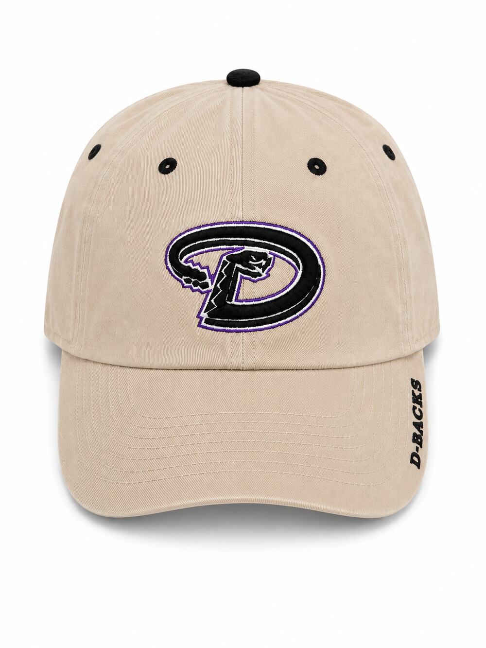 Vintage Arizona Diamondbacks Twins Enterprise Beige Strapback Hat OSFA